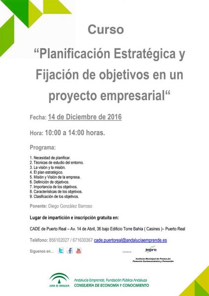 20161207_curso_cade_planificacion_proyecto_empresarial
