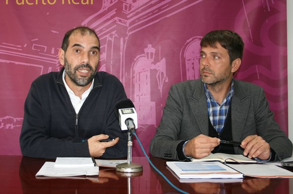 Antonio Romero, Alcalde de Puerto Real, y Alfredo Charques, Concejal de Cultura.
