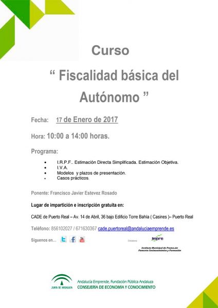 20170103_cartel_curso_cade_fiscalidad_basica_autonomo
