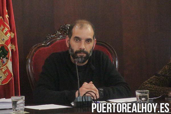 Antonio Romero, durante el Pleno.