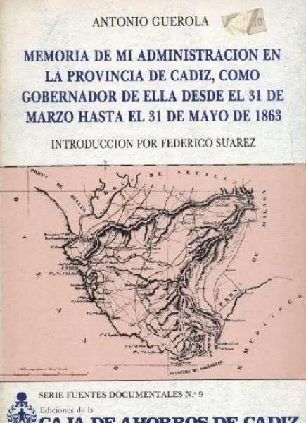 Libro de Antonio Guerola sobre Cádiz. 