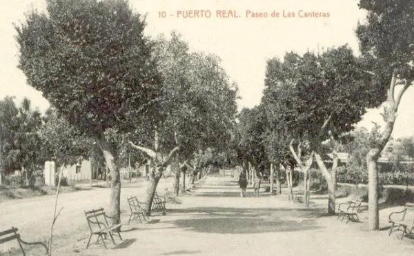 Paseo María Auxiliadora de Puerto Real en su camino hacia Las Canteras.